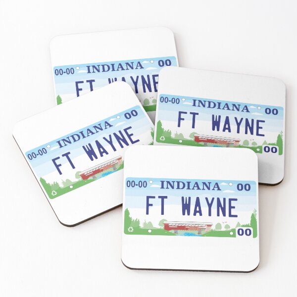 Artikelvorschau, Nummernschild aus Fort Wayne, Indiana entworfen und verkauft von Decal Mania.