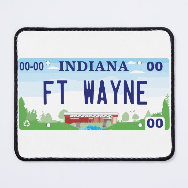 Item preview, Fort Wayne Indiana License Plate designed and sold by Decal Mania.