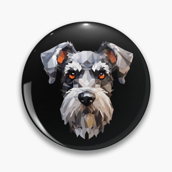 Item preview, Geométrico: Mini Schnauzer designed and sold by blackdogbuckeye.