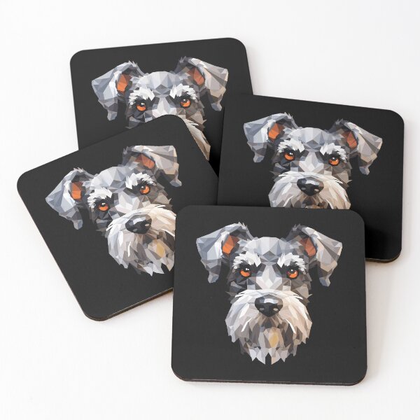 Artikelvorschau, Geometrisch: Minischnauzer entworfen und verkauft von blackdogbuckeye.