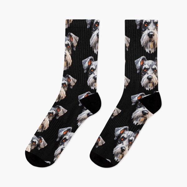 Item preview, Geometric: Mini Schnauzer  designed and sold by blackdogbuckeye.