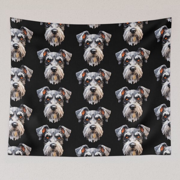 Item preview, Geométrico: Mini Schnauzer designed and sold by blackdogbuckeye.