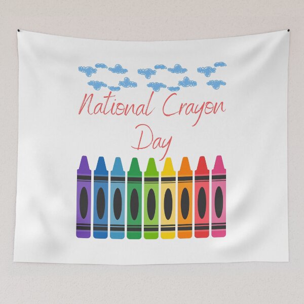 Item preview, National Crayon Day designed and sold by Simo0455.
