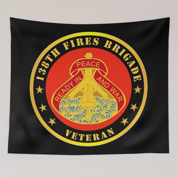 Artikelvorschau, Armee - 138. Feuer Bde DUI - Veteran entworfen und verkauft von Military Insignia Products.