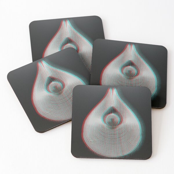 Item preview, Distorted Abstract Shape - Chromadrift designed and sold by Psyberspace.