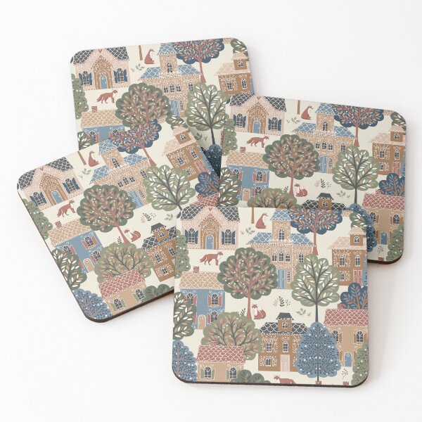 Item preview, Trees and houses designed and sold by Cheekyleopard.