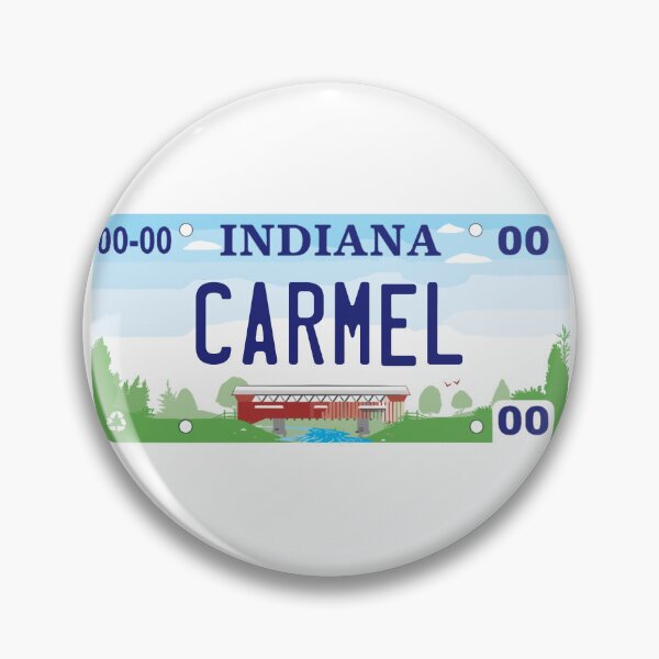 Item preview, Carmel Indiana License Plate designed and sold by Decal Mania.