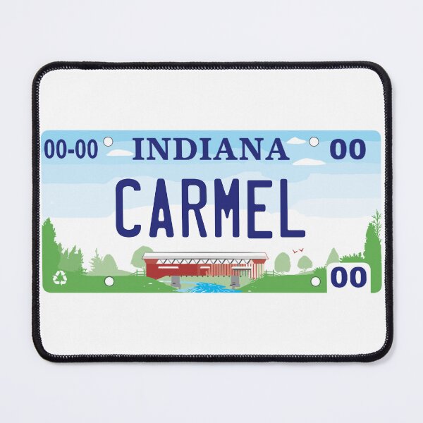 Item preview, Carmel Indiana License Plate designed and sold by Decal Mania.