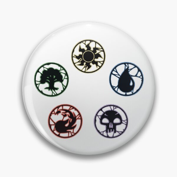 Item preview, WURGB (all color) Phyrexian Mana symbols - MTG designed and sold by akirasoy.