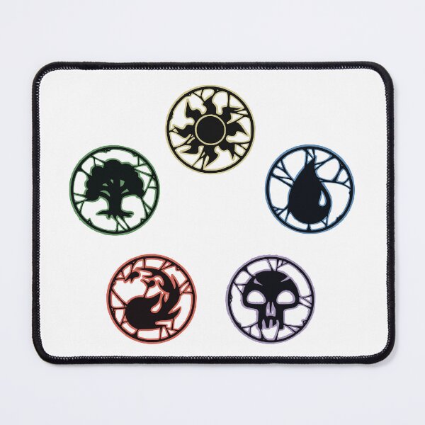 Item preview, WURGB (all color) Phyrexian Mana symbols - MTG designed and sold by akirasoy.