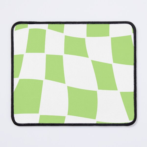 Item preview, patrón de cuadrados irregulares color verde lima y blanco  designed and sold by ArtKar.