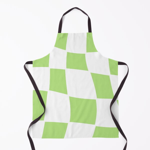 Item preview, patrón de cuadrados irregulares color verde lima y blanco  designed and sold by ArtKar.