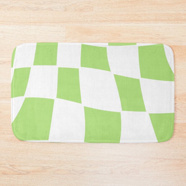 Item preview, patrón de cuadrados irregulares color verde lima y blanco  designed and sold by ArtKar.