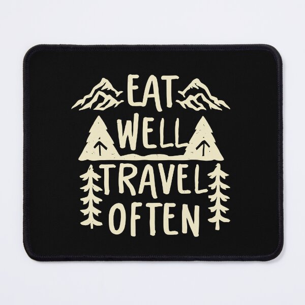 Item preview, Eat Well Travel Often designed and sold by TheHellSong.
