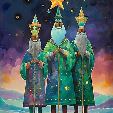 Artwork thumbnail, Journey of the Three Kings: A Vibrant Epiphany Celebration by Claudia McKinney