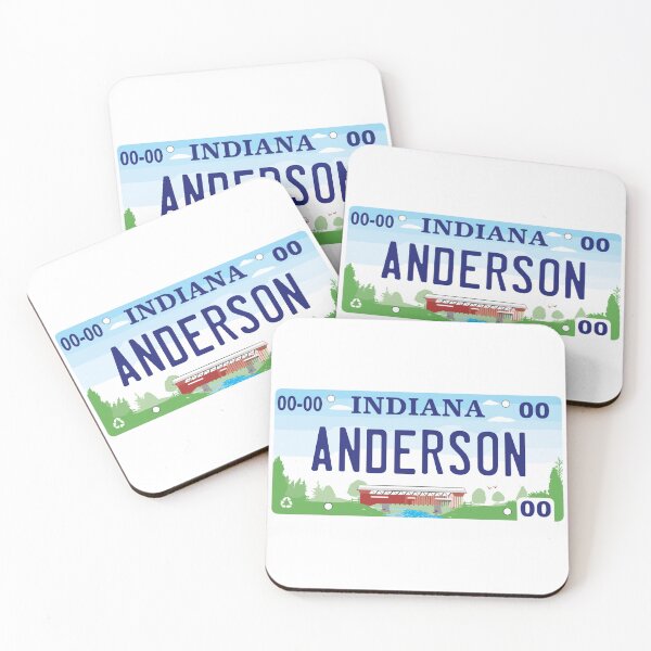 Item preview, Anderson Indiana License Plate designed and sold by Decal Mania.
