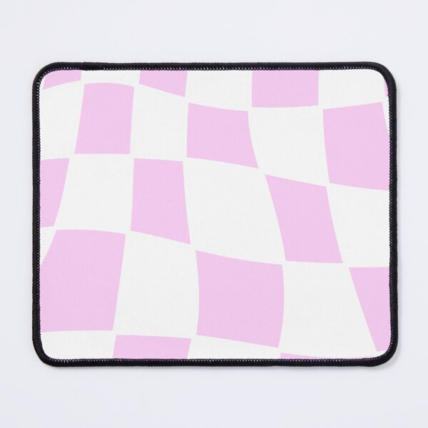 Item preview, patrón de cuadrados irregulares color rosa pastel y blanco designed and sold by ArtKar.