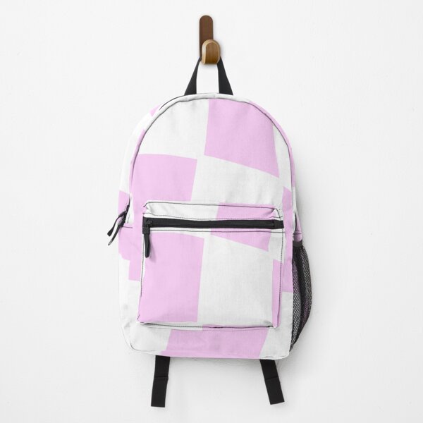 Item preview, patrón de cuadrados irregulares color rosa pastel y blanco designed and sold by ArtKar.