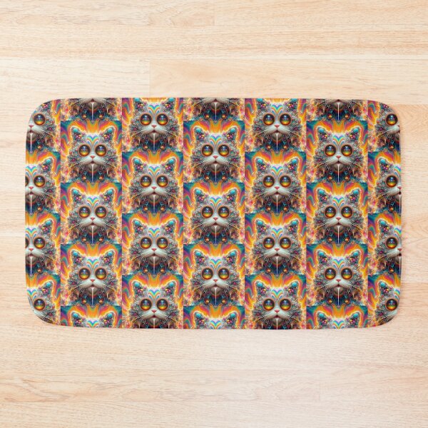 Item preview, Psychedelic drooling rainbow cat      designed and sold by juss22.