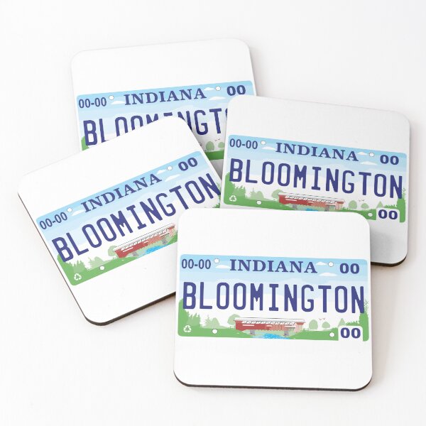 Item preview, Bloomington Indiana License Plate designed and sold by Decal Mania.
