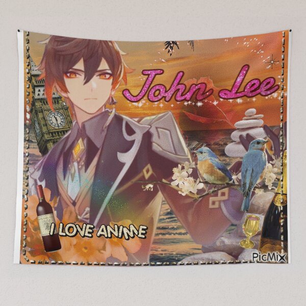 Item preview, GENSHIN IMPACT Zhongli John Lee Picmix edit designed and sold by cheapfan.