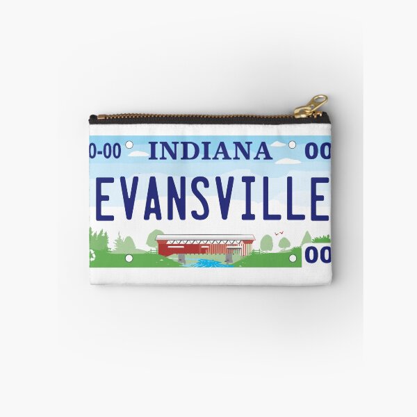 Item preview, Evansville Indiana License Plate designed and sold by Decal Mania.