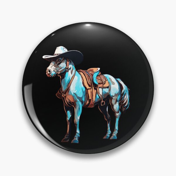 Item preview, Western Horse with a Hat designed and sold by Aquillashop.