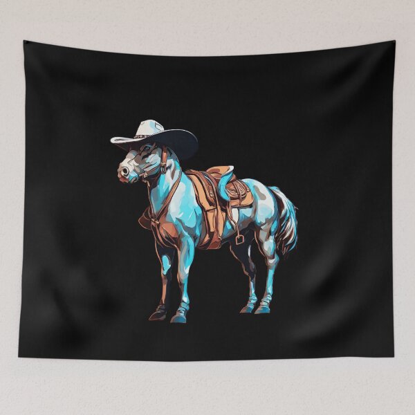Item preview, Western Horse with a Hat designed and sold by Aquillashop.