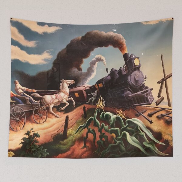 Item preview, original art Thomas Hart paintings Thomas Hart Benton artwork 1889 1975 Poster designed and sold by Amy-Hamilton.