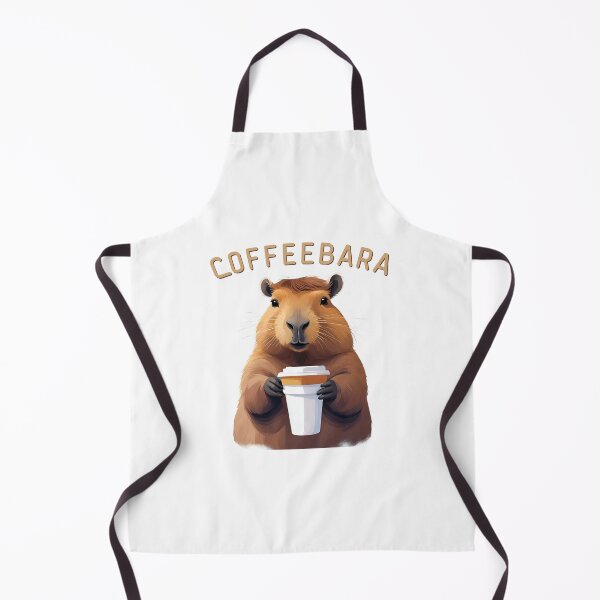 Item preview, Capybara Cute Coffebara Coffee Drinking Capy designed and sold by gillys.