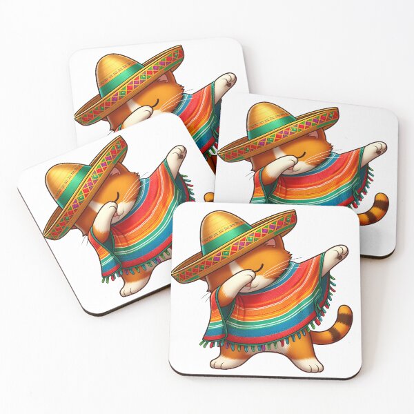 Aperçu de l'œuvre Tamponnage du poncho mexicain Cinco De Mayo créée et vendue par teedory.