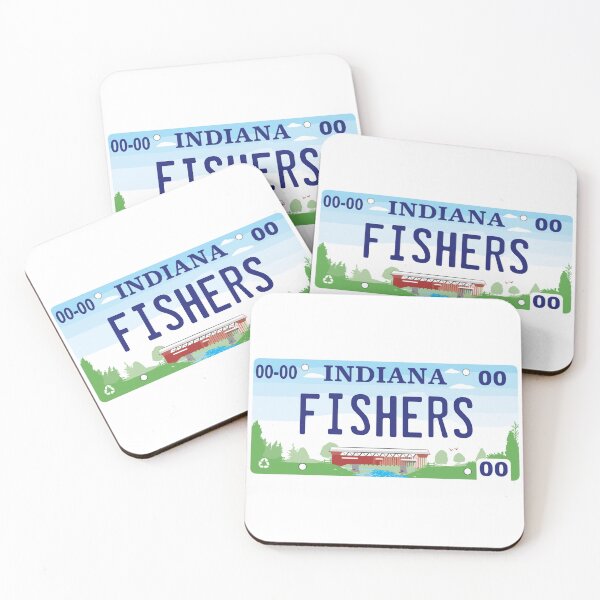 Item preview, Fishers Indiana License Plate designed and sold by Decal Mania.