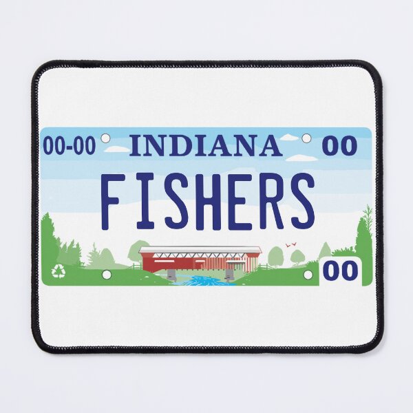 Item preview, Fishers Indiana License Plate designed and sold by Decal Mania.