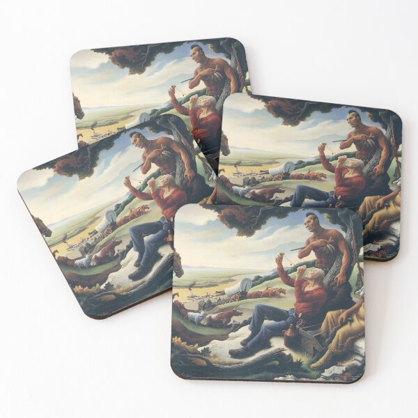 Item preview, original art Thomas Hart paintings Thomas Hart Benton artwork 1889 1975 Poster designed and sold by Amy-Hamilton.