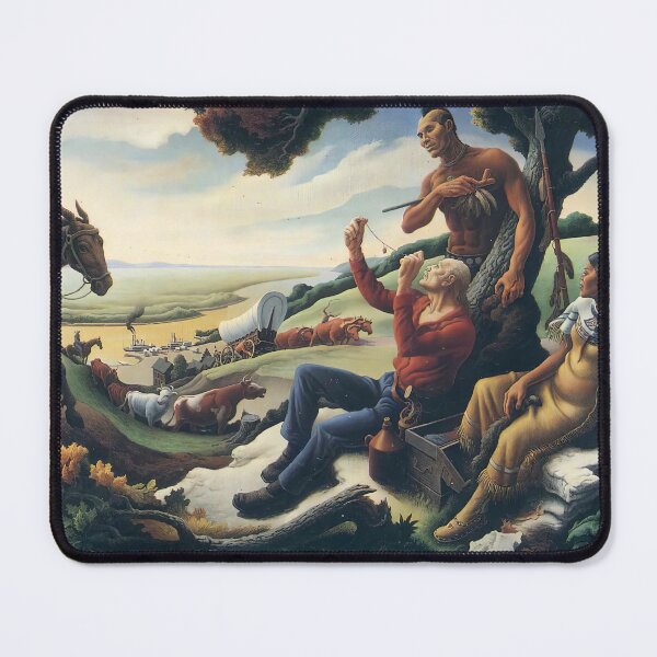 Item preview, original art Thomas Hart paintings Thomas Hart Benton artwork 1889 1975 Poster designed and sold by Amy-Hamilton.