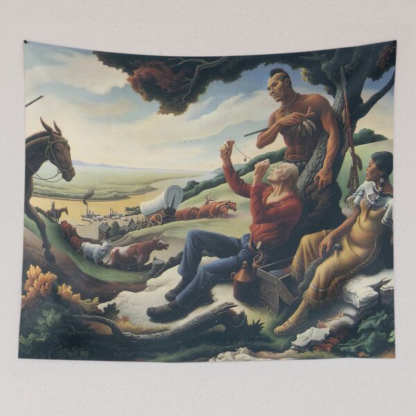 Item preview, original art Thomas Hart paintings Thomas Hart Benton artwork 1889 1975 Poster designed and sold by Amy-Hamilton.