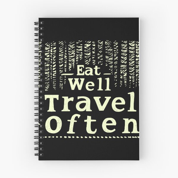 Item preview, Eat Well Travel Often designed and sold by TheHellSong.