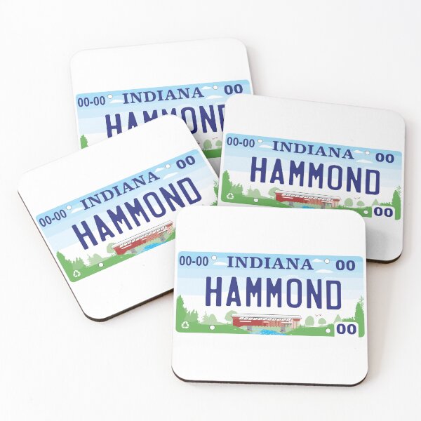 Item preview, Hammond Indiana License Plate designed and sold by Decal Mania.