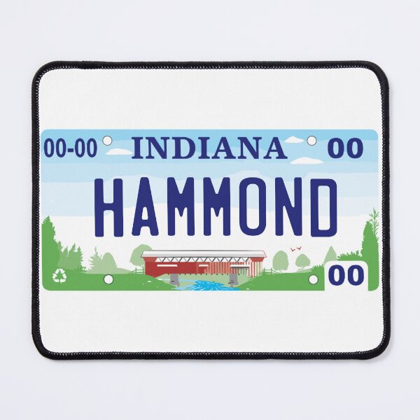 Item preview, Hammond Indiana License Plate designed and sold by Decal Mania.