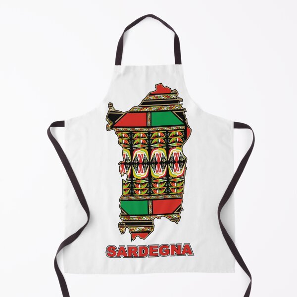 Item preview, Sardegna map colors traditional costumes designed and sold by antonietta40.