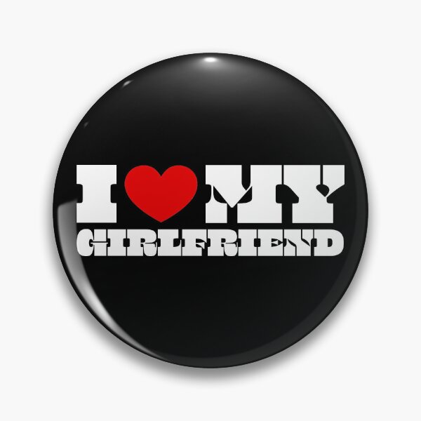 Item preview, I LOVE MY GIRLFRIEND VALENTINES designed and sold by FootballPrintCo.