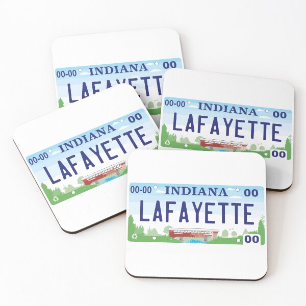 Item preview, Lafayette Indiana License Plate designed and sold by Decal Mania.