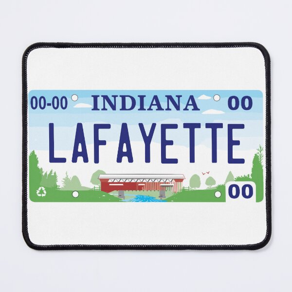 Item preview, Lafayette Indiana License Plate designed and sold by Decal Mania.