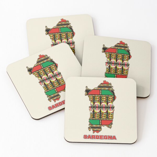 Item preview, Sardegna map colors traditional costumes designed and sold by antonietta40.