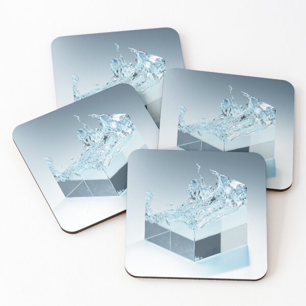 Item preview, Liquid cube in blue designed and sold by Karmajoey.
