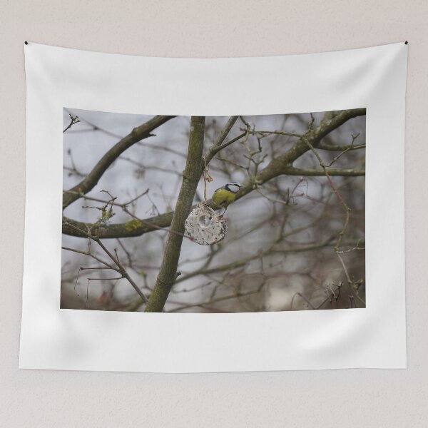Item preview, Blue tit in winter designed and sold by Binas-gallery.