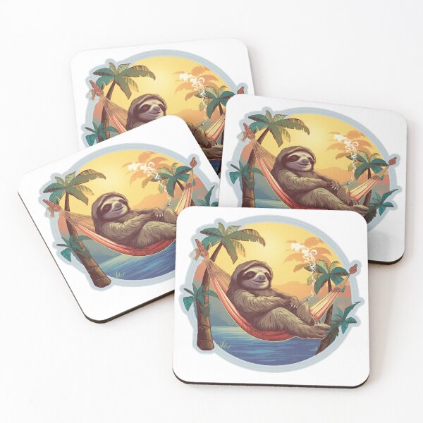 Item preview, Slothful Chill designed and sold by HiHarmonyDesign.