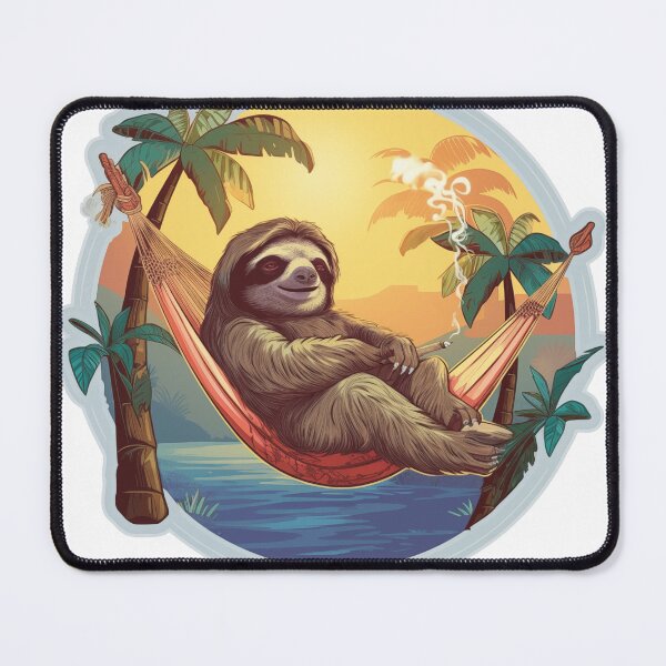 Item preview, Slothful Chill designed and sold by HiHarmonyDesign.