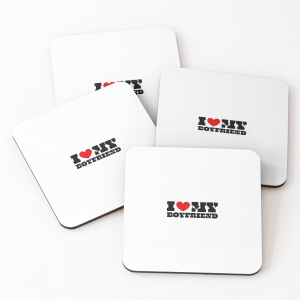 Item preview, I LOVE MY BOYFRIEND VALENTINES designed and sold by FootballPrintCo.