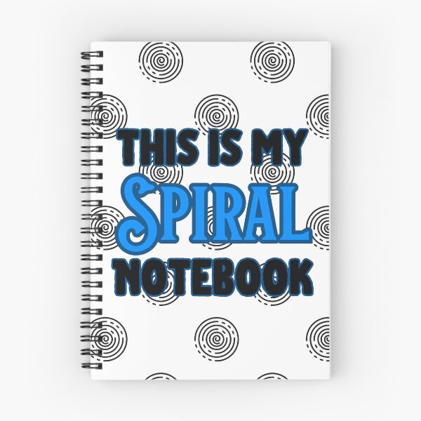 Item preview, Spiral Notebook designed and sold by HypnoMemers.
